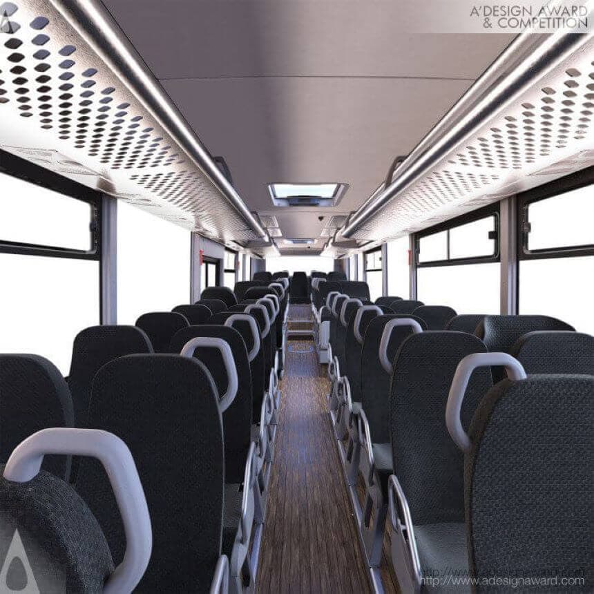 Isuzu Kendo - pohled do autobusu