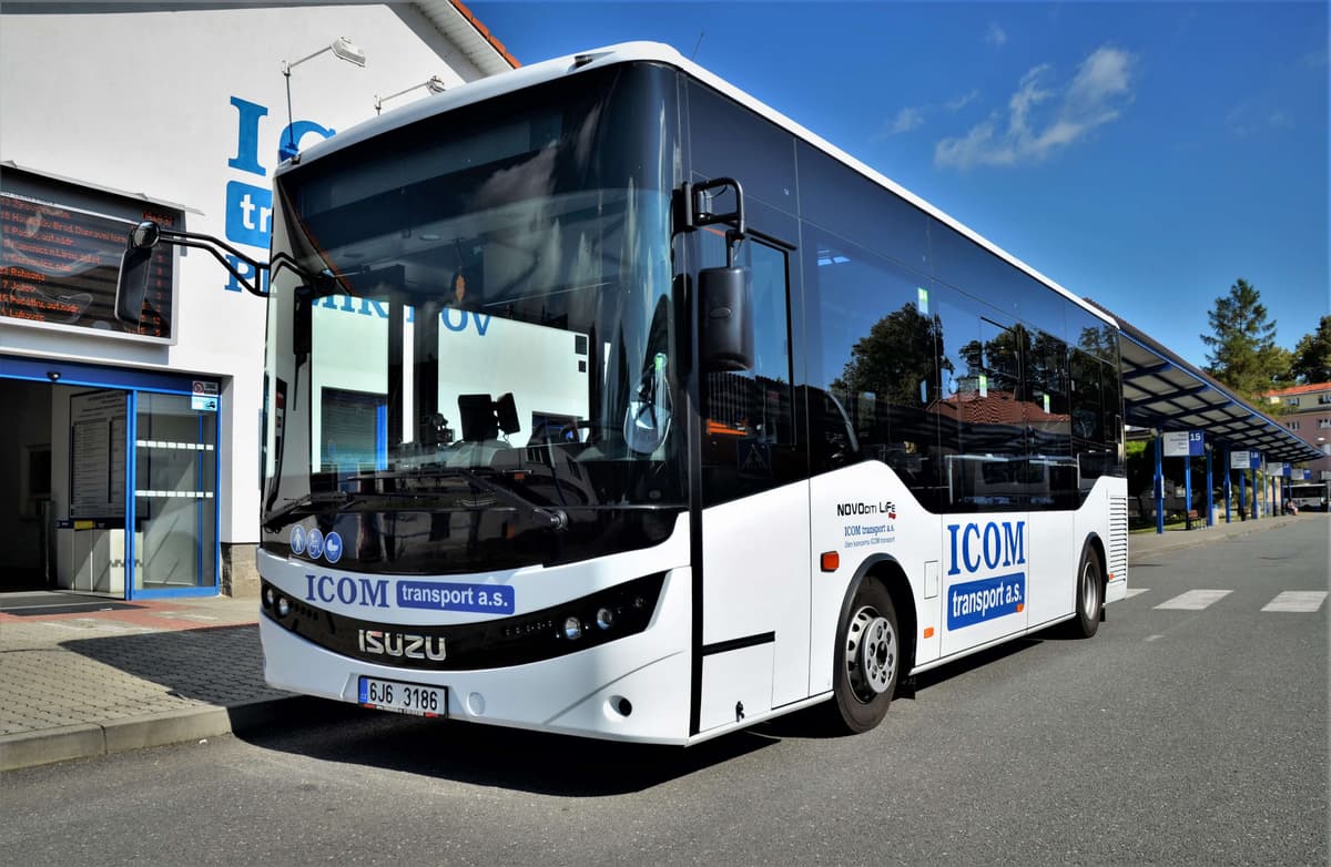 ISUZU NovoCiti Life v Pelhřimově ve flotile ICOM transport