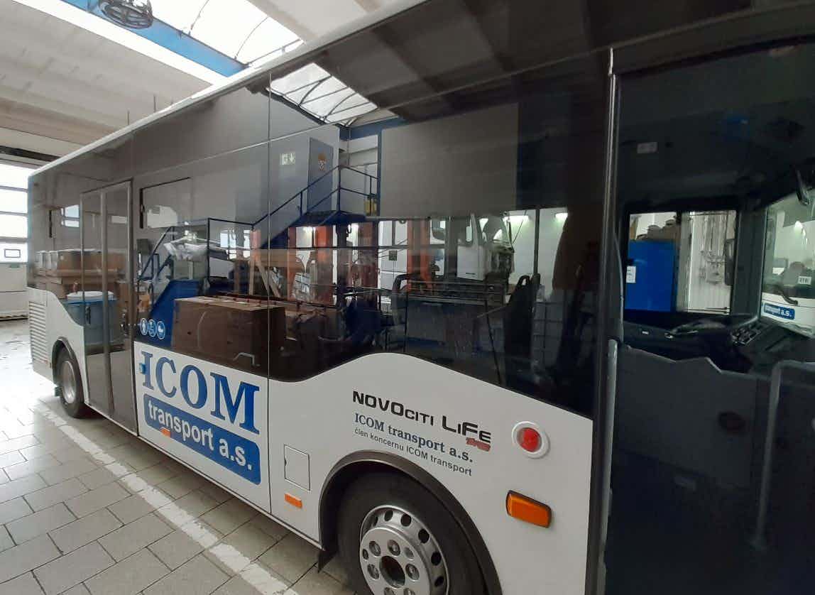 Příprava nového autobusu ISUZU pro pelhřimovskou MHD background image